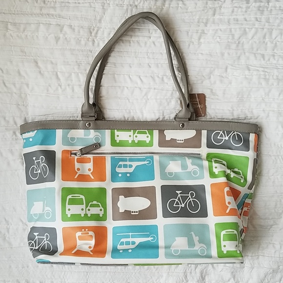 Dwell Unisex Transportation Diaper Bag - Picture 2 of 8